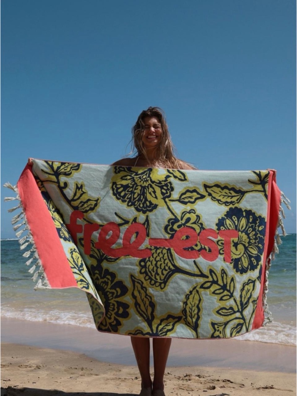 NWT Free people free-est Eden Fringe beach Towel  #beachvibes #vacation #summer